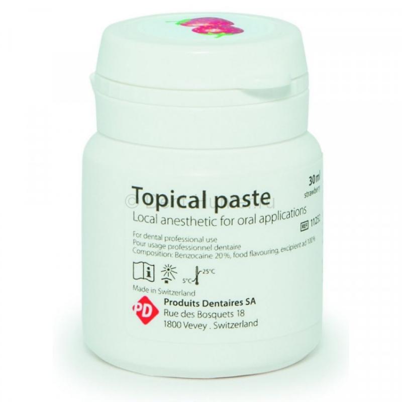 Паста TOPICAL вкус клубники, 30 мл