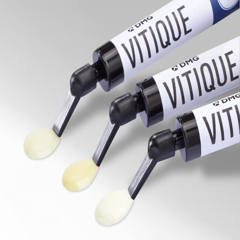 Vitique - композитный цемент, надежная эстетическая фиксация керамических и композитных виниров, 6г. (Витик)