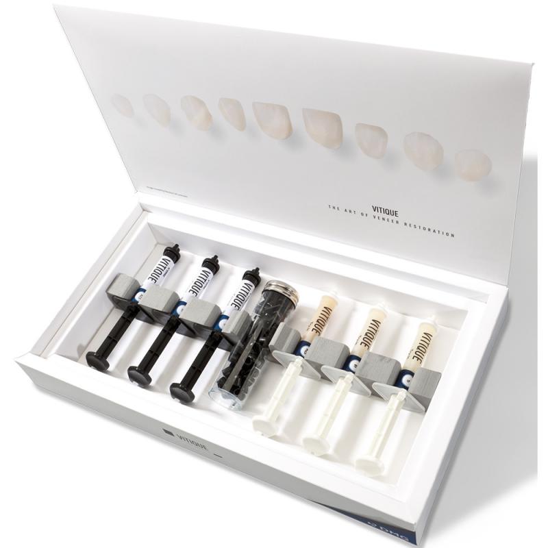 Vitique наборы – это эстетический композитный цемент премиум-класса, созданный специально для фиксации виниров (Витик)