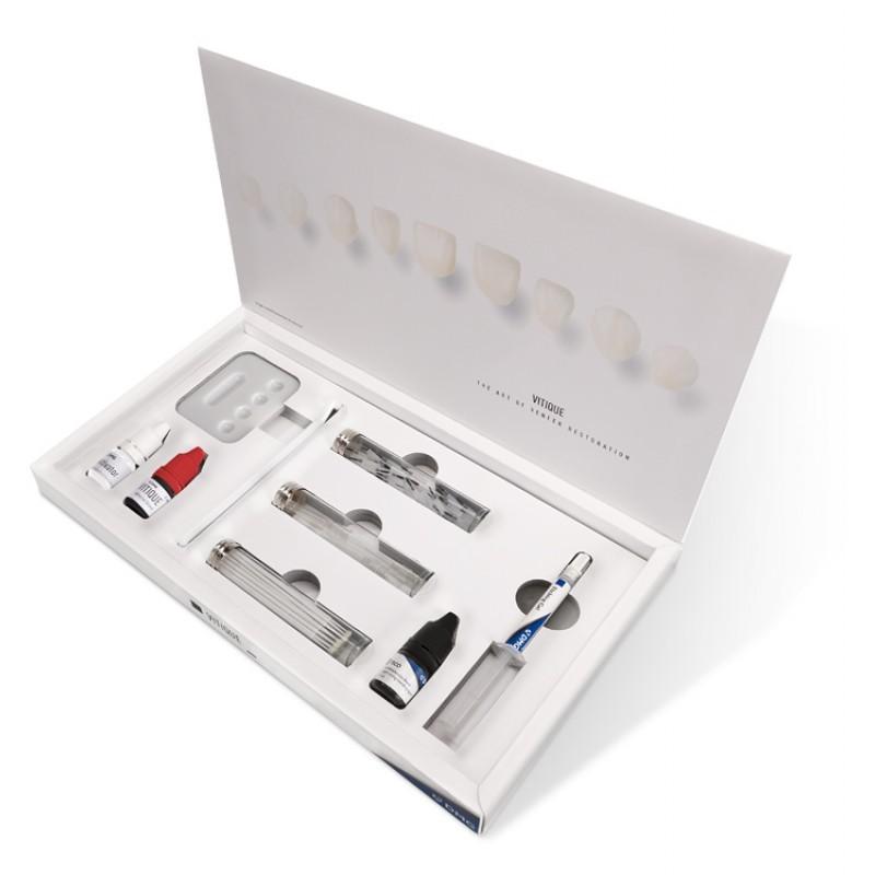 Цемент для фиксации виниров Vitique, набор аксессуаров (Витик)