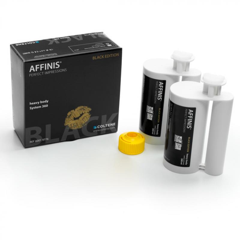 Affinis Black Edition System 360 - A-силикон для снятия оттисков. Материал для базового слоя, 2x380 мл
