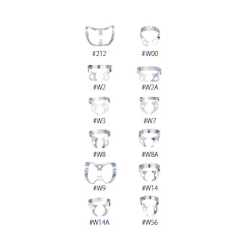 Кламмеры бескрылые Gloss Finish Wingless Clamps, Hygenic