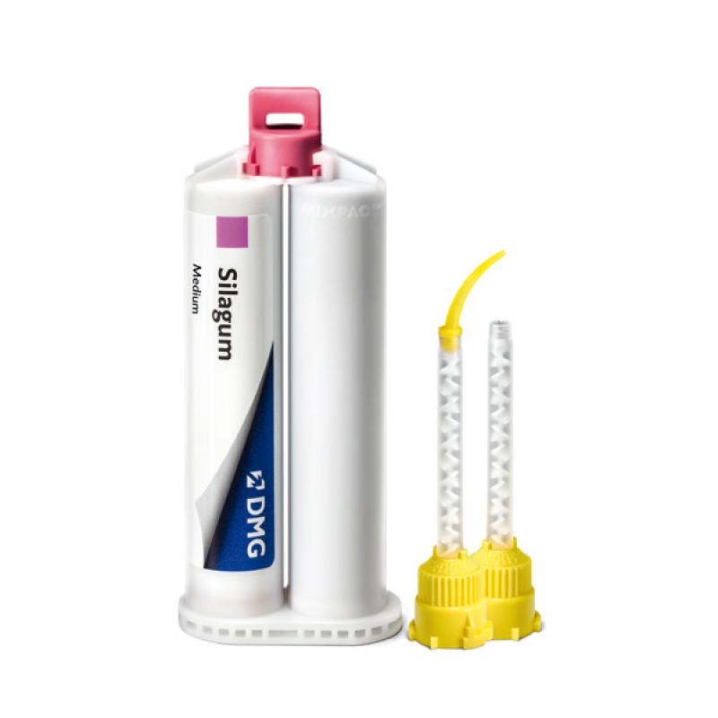 Silagum Medium - А-силиконовый оттискной материал средней вязкости  (Силагум медиум)