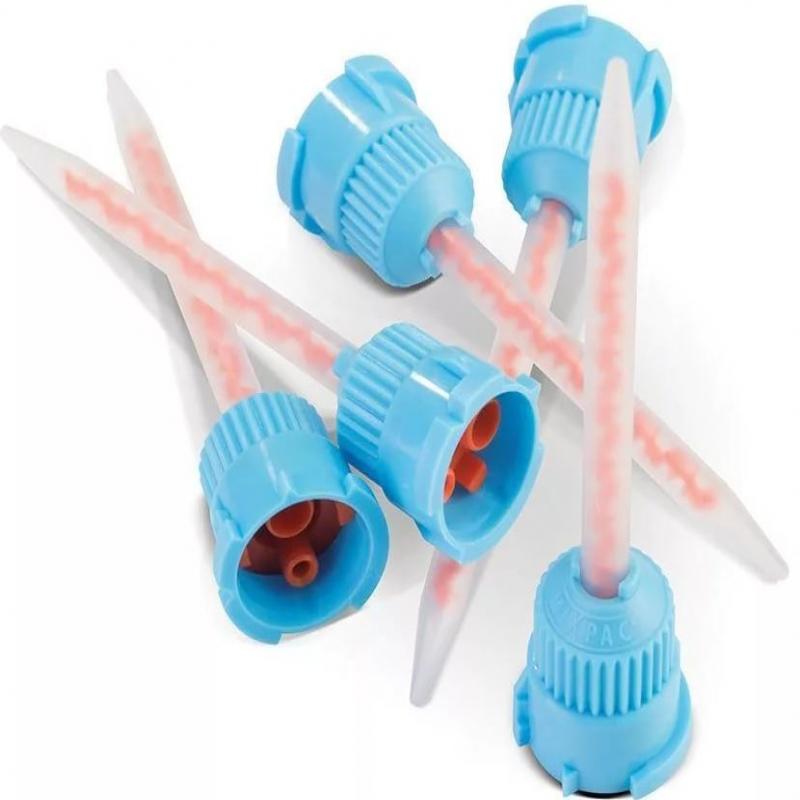 Насадки для Luxatemp-Automix Plus, 45 шт., голубые (тип 50, 10:1)