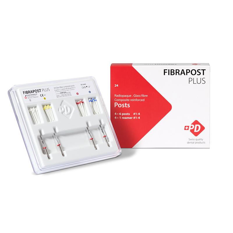 Штифты стекловолоконные FIBRAPOST Plus № 4, 12шт