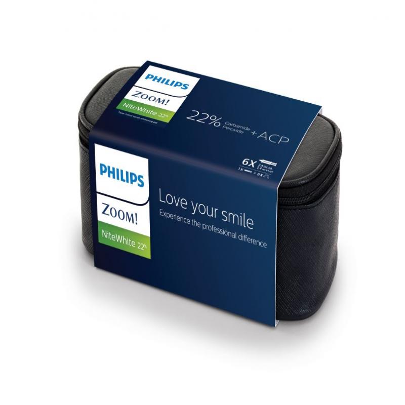 Домашнее ночное отбеливание Philips ZOOM! NITE WHITE ACP 22% перекиси карбамида, 6 шприцов (ЗУМ)