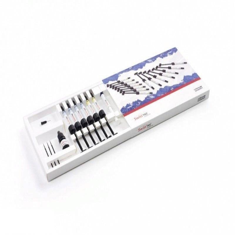 SwissTec Kit - Стартовый набор гибридного композитного материала, 6 шприцов по 4 г.