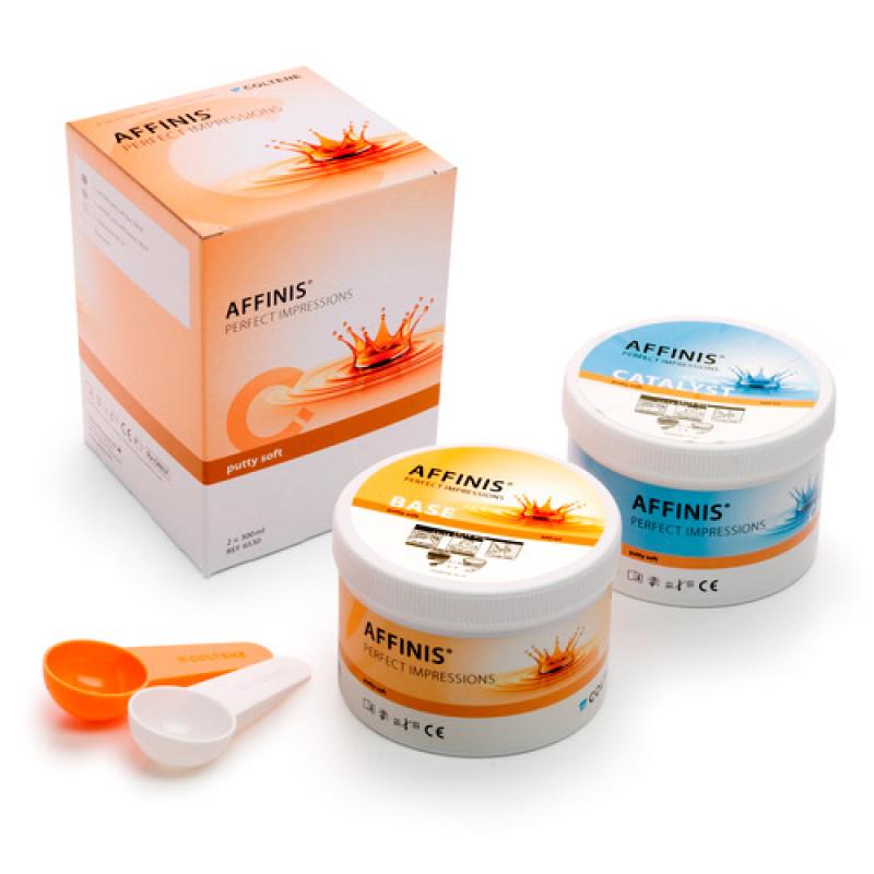 AFFINIS putty soft - A-силикон для снятия оттисков базового слоя, 2x300 мл (АФИНИС ПАТТИ СОФТ)