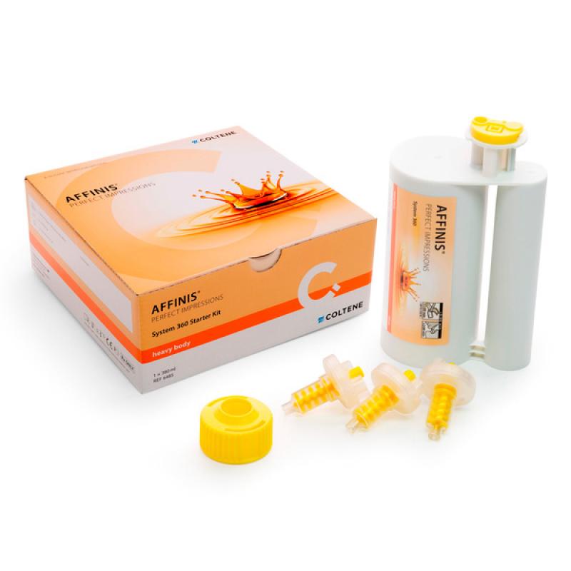 AFFINIS Heavy Body System 360 Starter Kit - A-силикон для снятия оттисков. Материал для базового слоя, 380 мл