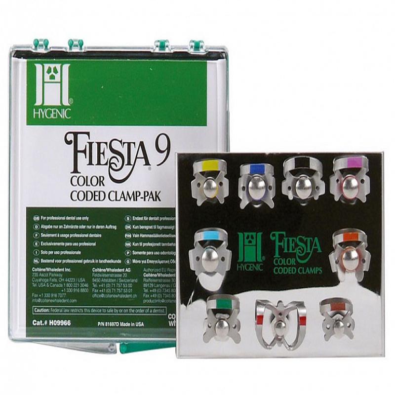 Hygenic® - Dental Dam Clamp-Sets - набор кламмеров с автоклавируемой подставкой ( с крыльями и без крыльев)