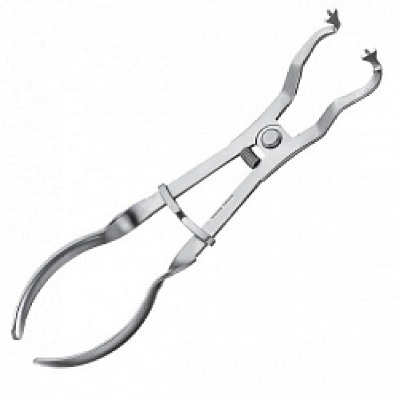 Щипцы (зажим) для работы с кламмерами - Dental Dam Forceps, Hygenic